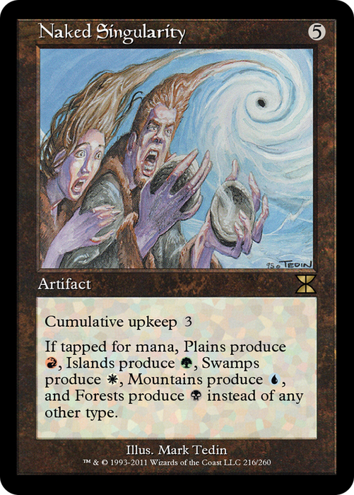 Naked Singularity (ME4-216) - rare - Foil