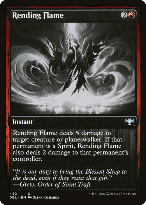 Rending Flame (DBL-442) - uncommon - Foil