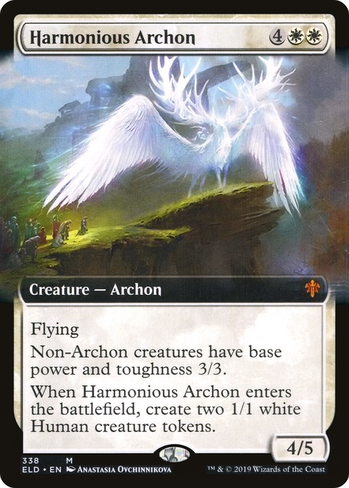 Harmonious Archon (ELD-338) - mythic: (Extended Art)