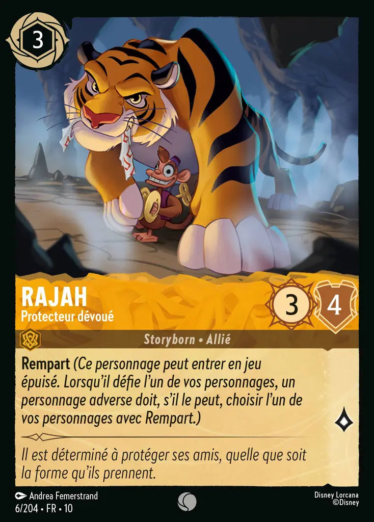 Rajah - Protecteur dévoué (6/204) - LDLP - Commune - Cold Foil