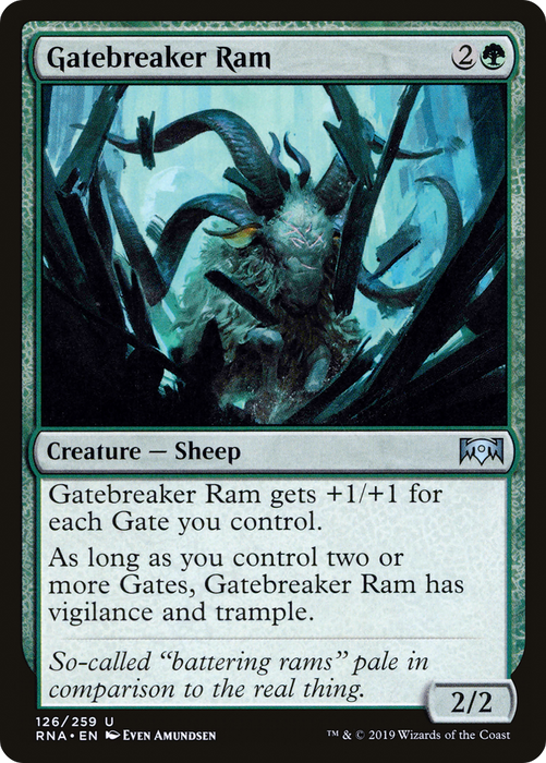 Gatebreaker Ram (RNA-126) - uncommon - Foil
