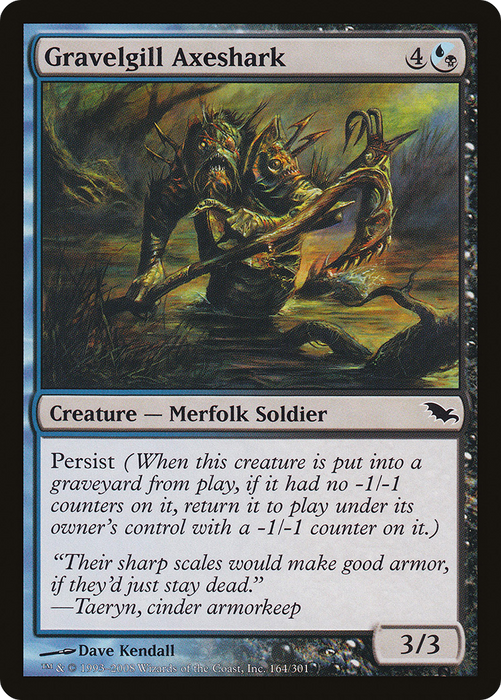 Gravelgill Axeshark (SHM-164) - common - Foil