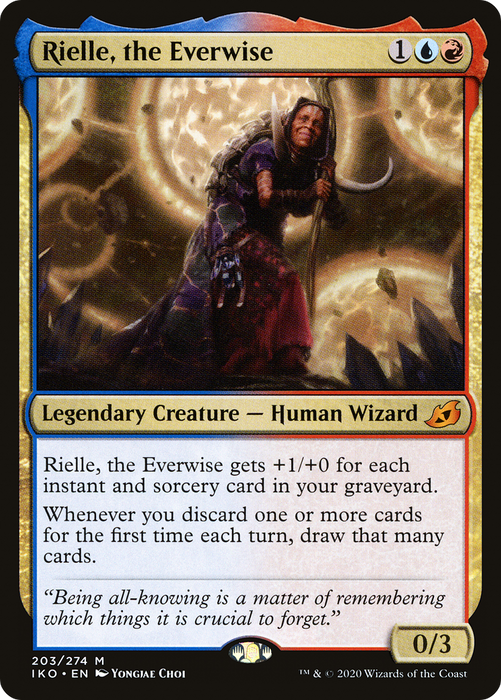 Rielle, the Everwise (IKO-203) - mythic