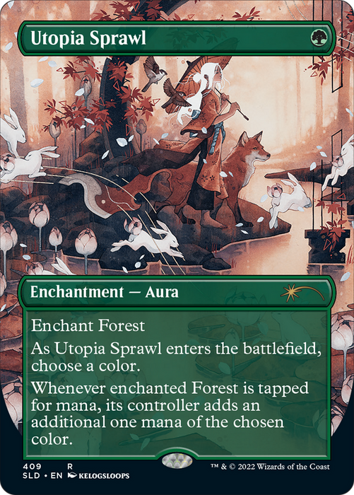 Utopia Sprawl (SLD-409) - rare (Borderless) - Foil