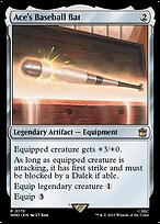 Ace's Baseball Bat (WHO-170) - rare - Foil