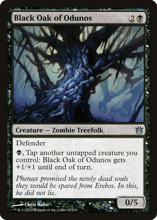 Black Oak of Odunos (BNG-062) - uncommon - Foil