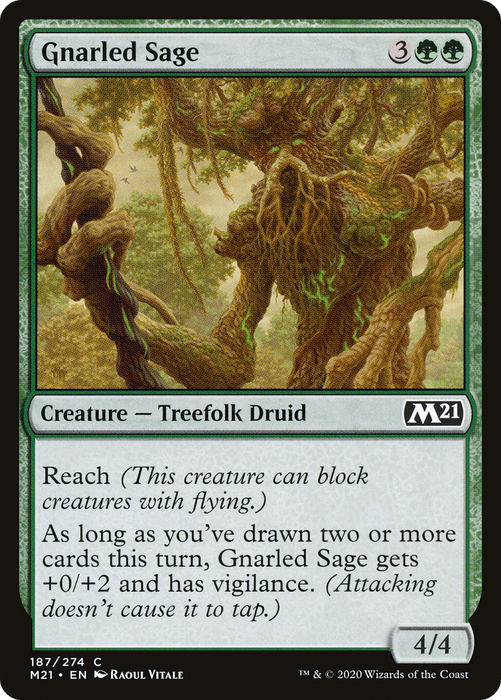 Gnarled Sage (M21-187) - common