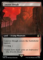 Canyon Slough (WHO-482) - rare: (Extended Art) - Foil
