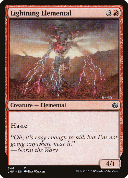 Lightning Elemental (JMP-344) - common