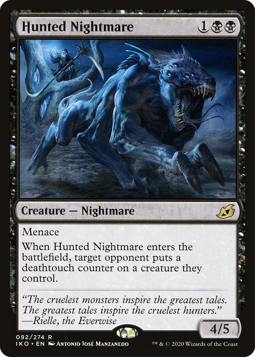 Hunted Nightmare (IKO-092) - rare - Foil