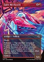 Spire Mechcycle (DFT-314) - uncommon (Borderless) - Foil