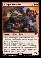 Hellspur Posse Boss (OTJ-128) - rare - Foil