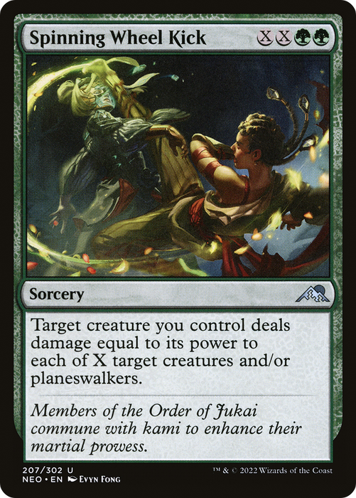 Spinning Wheel Kick (NEO-207) - uncommon - Foil