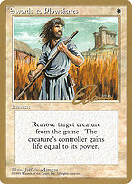 Swords to Plowshares (WCD-ET52) - uncommon