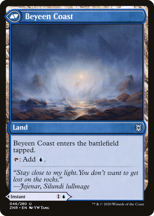 Beyeen Veil // Beyeen Coast (ZNR-046) - uncommon - Foil