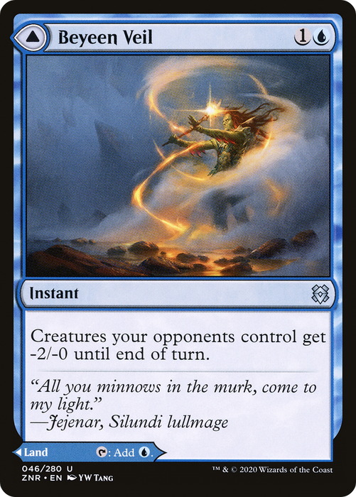 Beyeen Veil // Beyeen Coast (ZNR-046) - uncommon - Foil