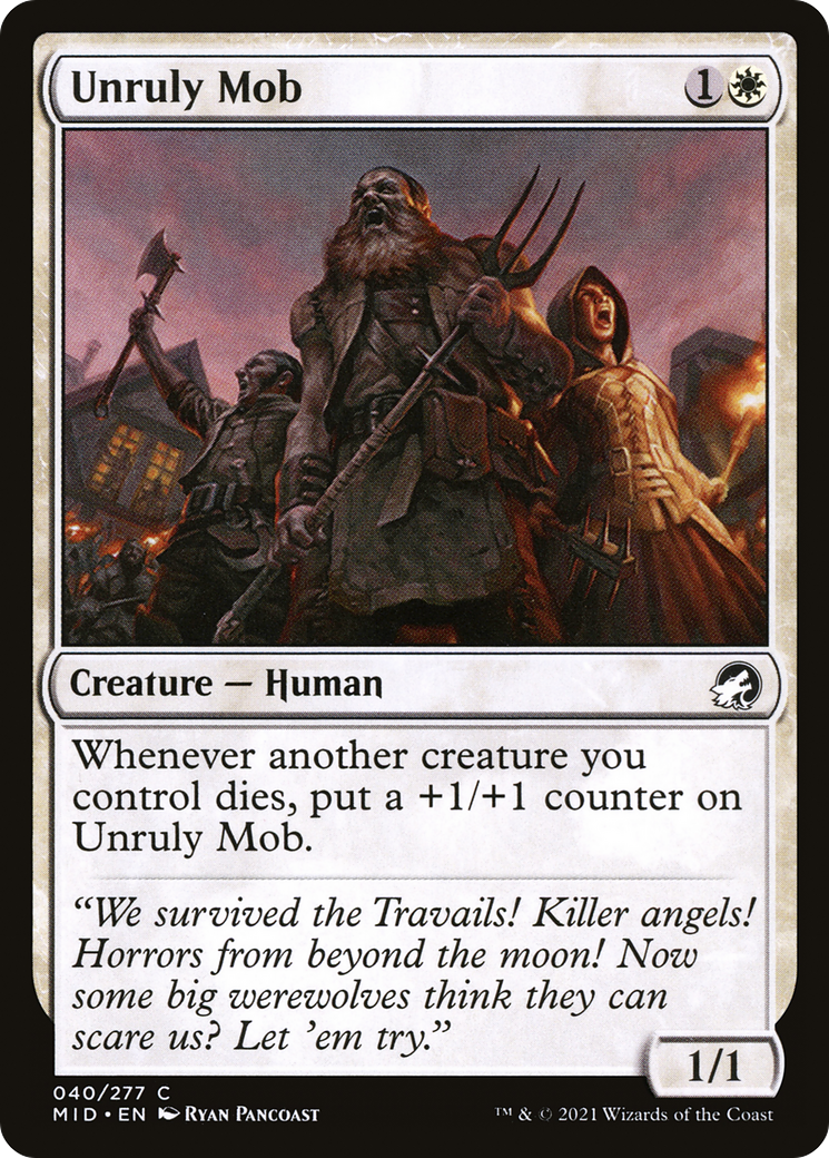 Unruly Mob (MID-040) - common - Foil