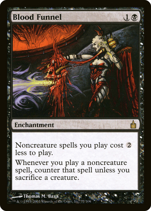 Blood Funnel (RAV-077) - rare - Foil