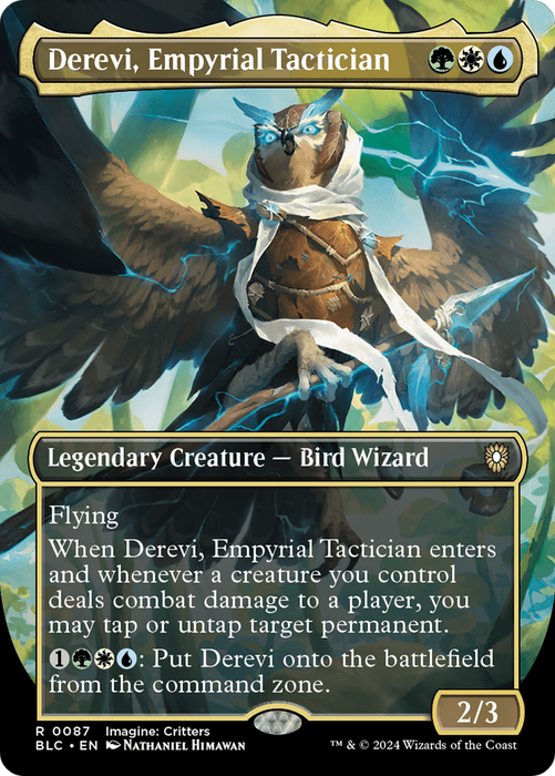 Derevi, Empyrial Tactician (BLC-087) - rare (Borderless)