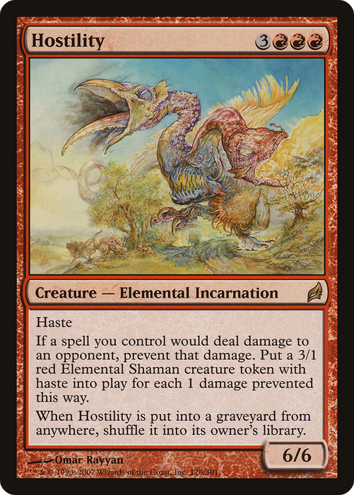 Hostility (LRW-176) - rare - Foil