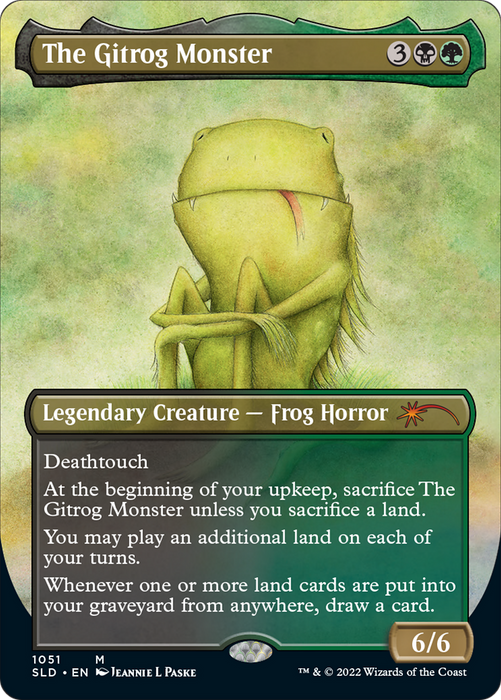 The Gitrog Monster (SLD-1051) - mythic (Borderless) - Foil