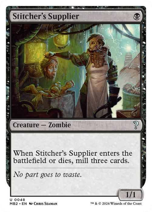 Stitcher's Supplier (MB2-048) - uncommon