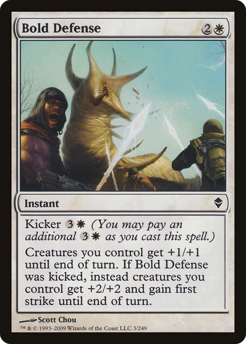 Bold Defense (ZEN-003) - common - Foil