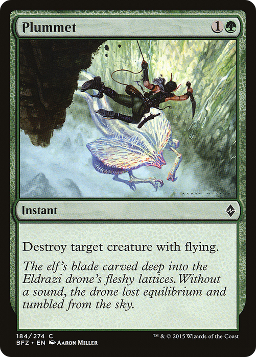 Plummet (BFZ-184) - common - Foil