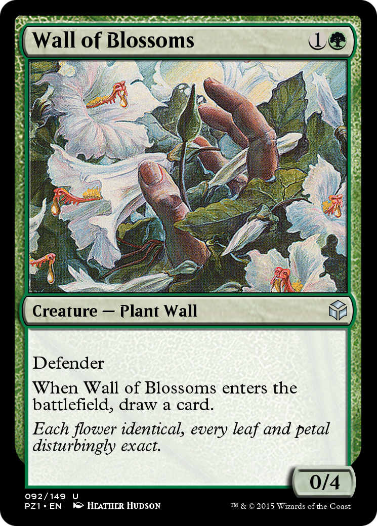 Wall of Blossoms (PZ1-092) - uncommon - Foil