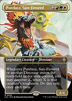 Pantlaza, Sun-Favored (LCC-020) - mythic (Borderless)