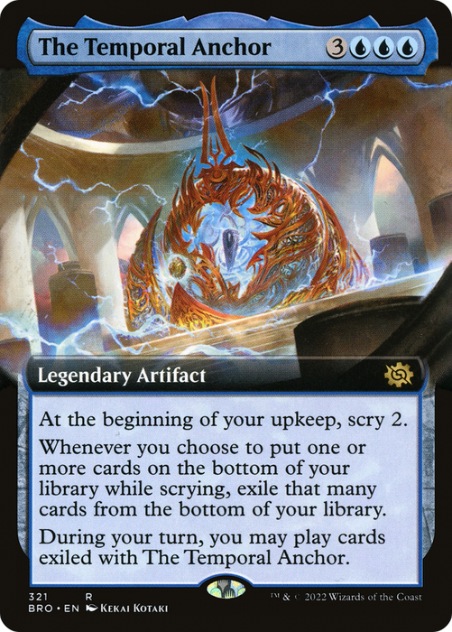 The Temporal Anchor (BRO-321) - rare: (Extended Art)