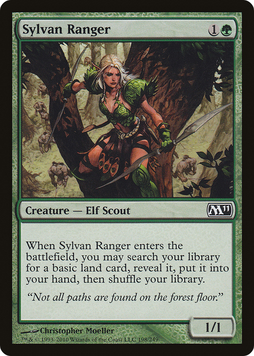 Sylvan Ranger (M11-198) - common - Foil