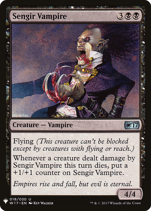 Sengir Vampire (LIST-W17-19) - uncommon