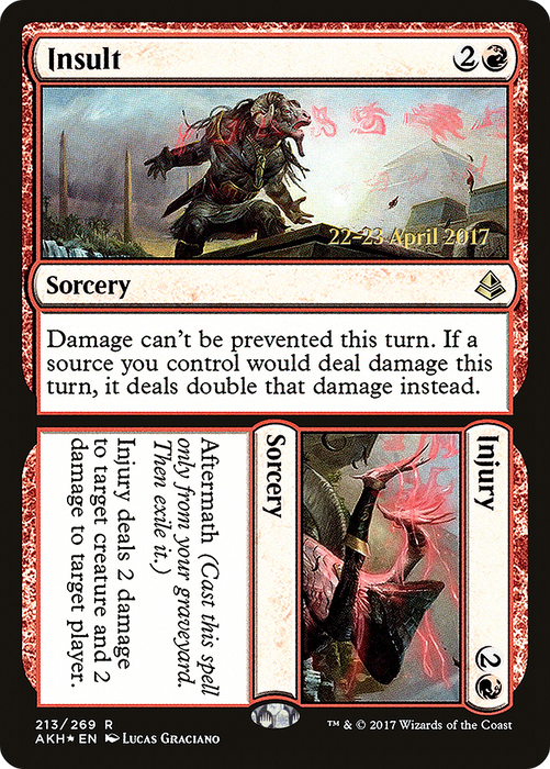 Insult // Injury (PRE-213S) - rare - Foil