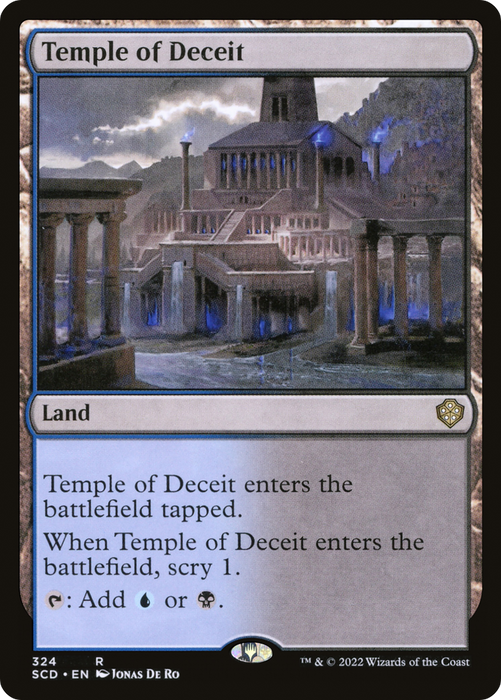 Temple of Deceit (SCD-324) - rare