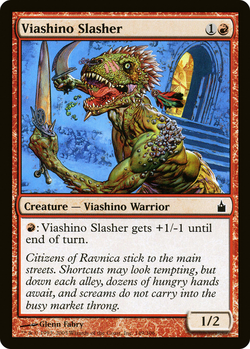 Viashino Slasher (RAV-149) - common - Foil