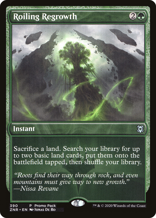 Roiling Regrowth (PPZNR-390) - uncommon - Foil