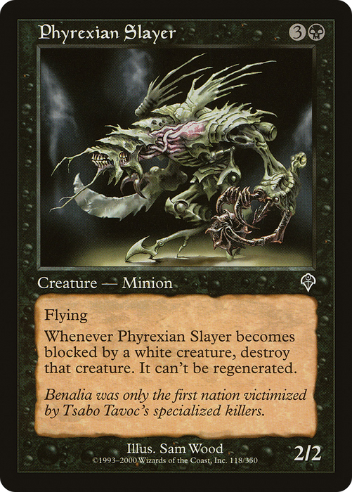 Phyrexian Slayer (INV-118) - common - Foil