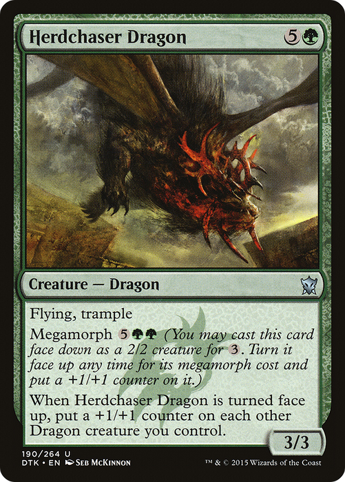 Herdchaser Dragon (DTK-190) - uncommon