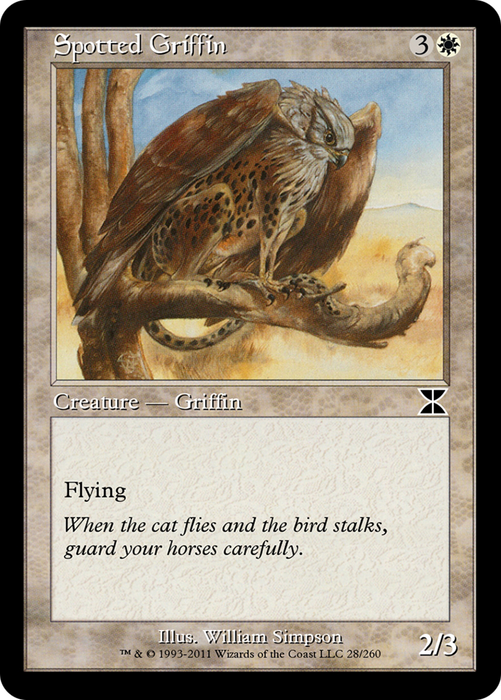 Spotted Griffin (ME4-028) - common