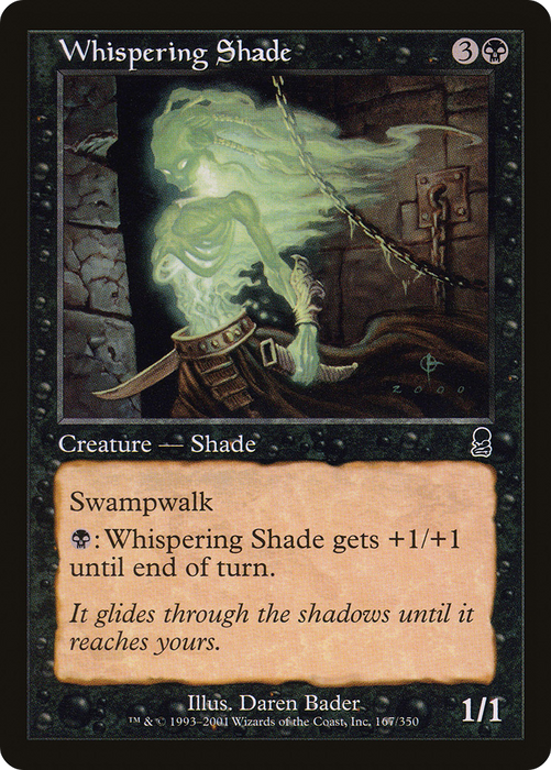 Whispering Shade (ODY-167) - common - Foil