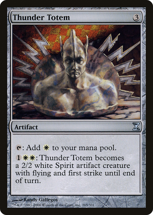 Thunder Totem (TSP-265) - uncommon - Foil