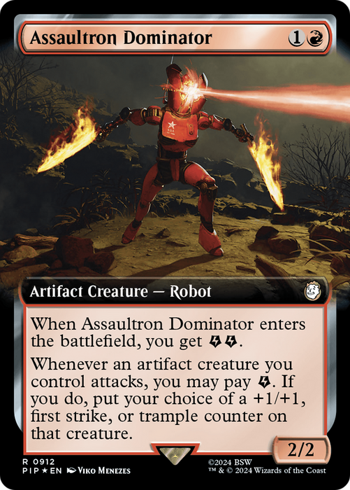 Assaultron Dominator (PIP-912) - rare: (Extended Art) - Foil