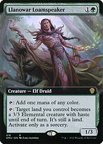 Llanowar Loamspeaker (DMU-416) - rare: (Extended Art)