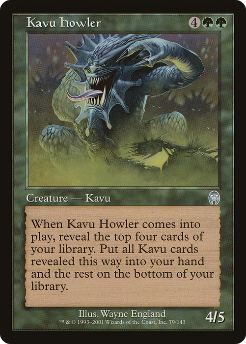 Kavu Howler (APC-079) - uncommon - Foil