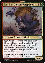 Targ Nar, Demon-Fang Gnoll (AFR-234) - uncommon