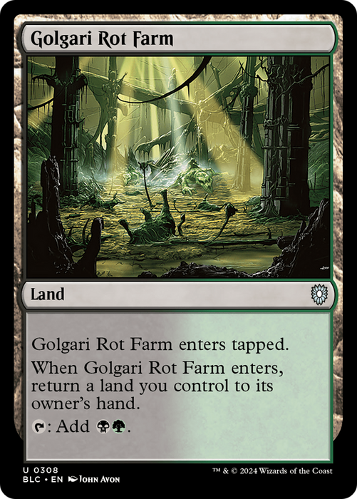 Golgari Rot Farm (BLC-308) - uncommon