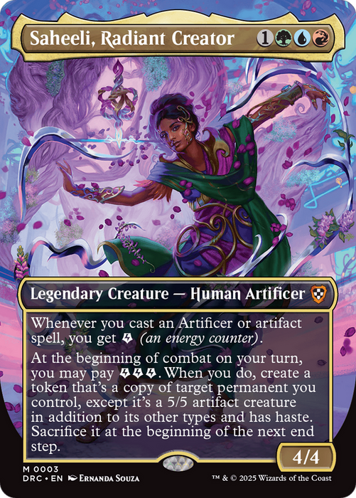 Saheeli, Radiant Creator (DRC-003) - mythic