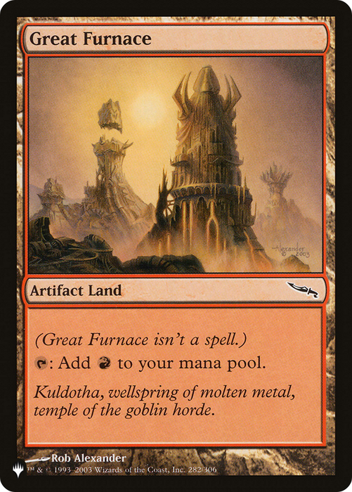 Great Furnace (LIST-MRD-282) - common - Foil