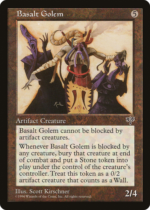 Basalt Golem (MIR-294) - uncommon